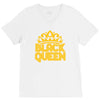 black queen V-Neck Tee