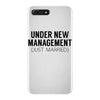 under new management just married iPhone 7 Plus Case