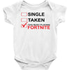 Too Busy Playing Fortnite Baby Bodysuit