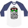 get a job, grouch! 3/4 Sleeve Shirt