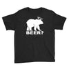 new bear deer beer funny Youth Tee
