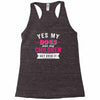 yes dogs are my children. get over it Racerback Tank