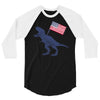 Patriotic T-Rex 3/4 Sleeve Shirt