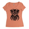 demon wolf Women's Triblend Scoop T-shirt