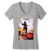 mad max movie poster Women's V-Neck T-Shirt