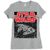 millennium falcon Ladies Fitted T-Shirt