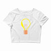 running out of bright ideas Crop Top