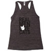 real men love cat Racerback Tank