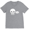 i live inside your face skull V-Neck Tee