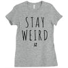 Juanpa Zurita Stay Weird Ladies Fitted T-Shirt