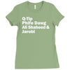 tribe called quest names Ladies Fitted T-Shirt