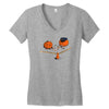 crime scene Women's V-Neck T-Shirt