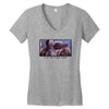 I'll Be Right Here E.t. Women's V-Neck T-Shirt