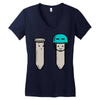 lace Women's V-Neck T-Shirt