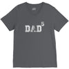 Dad to the Second Power ( dad of 5 ) V-Neck Tee