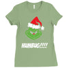 humbug grinch christmas Ladies Fitted T-Shirt