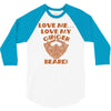 love me love my ginger beard 3/4 Sleeve Shirt