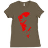 superhero cool Ladies Fitted T-Shirt