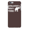 anything unrelated to elephants is irrelephant iPhone 6/6s Plus Case