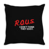 rous Throw Pillow