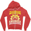 proud engineer dad Zipper Hoodie