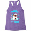 pugs not drugs Racerback Tank