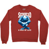 skinhead a way of life blue ideal birthday gift present. Crewneck Sweatshirt