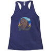 polygon bear graphic Racerback Tank