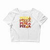 pizza lover 2 Crop Top