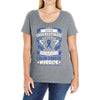 Never Underestimate The Strength Of A Colon Cancer Warrior Ladies Curvy T-Shirt