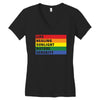 Lgbt Ampersand Women's V-Neck T-Shirt