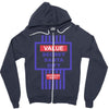 value secret santa gift Zipper Hoodie