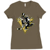 go! penguin go! Ladies Fitted T-Shirt