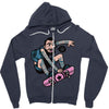 peace yoh! Zipper Hoodie