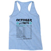 October Girl Facts Libra Racerback Tank