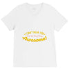 can't hear you too busy being awesome V-Neck Tee