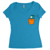 plankton pocket Women's Triblend Scoop T-shirt