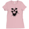 skull ghosts Ladies Fitted T-Shirt