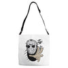 hockey mask halloween Adjustable Strap Totes