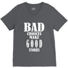 bad choices make good stories V-Neck Tee