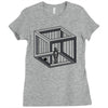 escher's jail Ladies Fitted T-Shirt