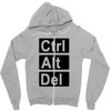 control alt delete Zipper Hoodie