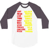 fight, dream, lead! 3/4 Sleeve Shirt
