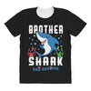 brother shark doo doo doo family matching All Over Women's T-shirt
