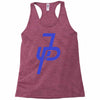 jake paul blue Racerback Tank