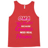 Oma Was Created Because Need Real Heroes Tank Top