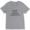 coffee my be hostile before morning V-Neck Tee