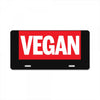 marvel logo parody vegan License Plate