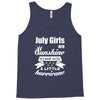July Girls Are Sunshine Mixed With A Little Hurricane Tank Top