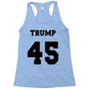 Trump 45 jersey number Racerback Tank